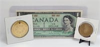 1967 EXPO67 Banknote & Tokens Montreal