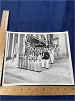 1949 Original photo US Army color guard