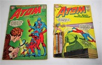 TWO 12 CENT "THE ATOM" COMICS