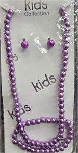 Kids necklace and earrings