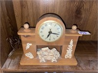 Vintage Fireplace Clock