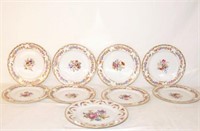Collection of 9 Bavarian Plates