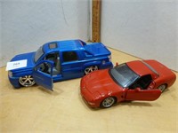 Die Cast Cars 1 @ 1:24 Scale - qty 2