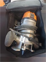 Rigid Electric Router with Carry Case. Works