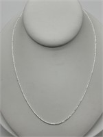 Sterling Silver Fancy Chain Necklace