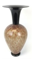 Cohn Stone Art Glass Athena Vase