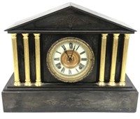 Ansonia Slate Mantle Clock