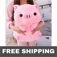 NEW Soft Kawaii Love Pink Pig Plush Pillow Stuffed
