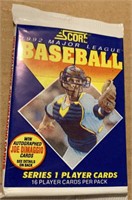 Unopened 1992 Score Series 1 Baseball Cards Pack