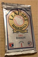 1992 Leaf Series 1 Baseball Unopened Pack