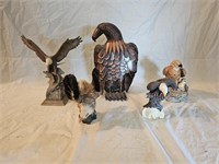 5 Eagle Sculptures