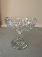 Cut Glass Compote