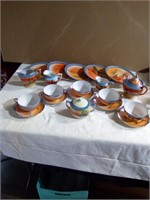 20-Piece Lusterware China Tea Set