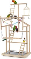 Pet Parrot Playstand Bird Playground (4 Layers)