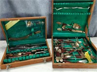 (2) Sam E. Jeweller Bangkok Flatware Sets