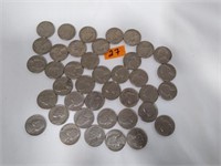 1960-1964 Nickels 40 total
