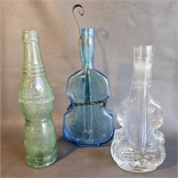 Vintage Bottles -Violins & Soda