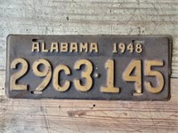 1948 Alabama License Plate
