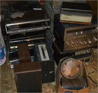 Lot Vintage Stereo Equipment