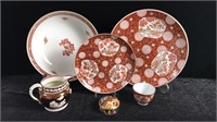 Imari Bowls & Plates, Lusterware, Trinket Box