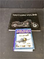 Harley Davidson book and air craft book