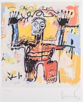 American Litho Signed Jean-Michel Basquiat 148/250