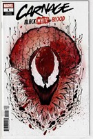 CARNAGE RE BLACK WHITE #1 (2021) ~NM 1:25 RATIO