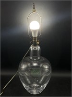 Simon Pearce Shelborne Glass Lamp 26in
