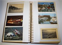 Album of vintage transport subject postcards