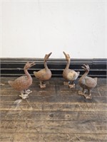 19th Century Cast Iron Ducks