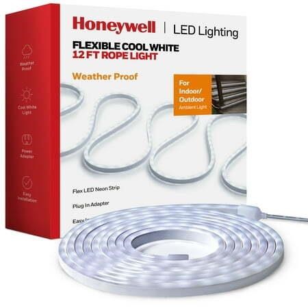 Honeywell LED Neon Rope Light  12ft  White