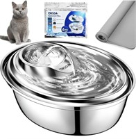 ORSDA Cat Water Fountain Stainless Steel, 2L