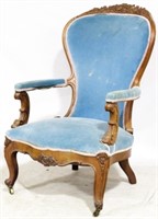 Victorian Gentlemen's Chair 41x26x22
