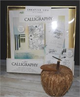 CALLIGRAPHY SET & STRAW APPLE