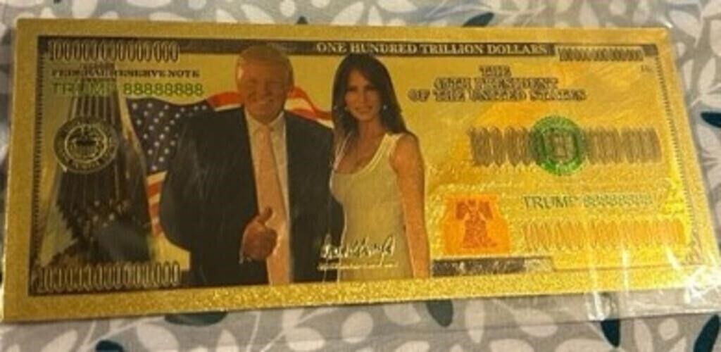 Donald Trump Collectors Bank Note NEW