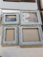 4 Wood Picture Frames