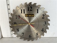 Craftex saw blade clock