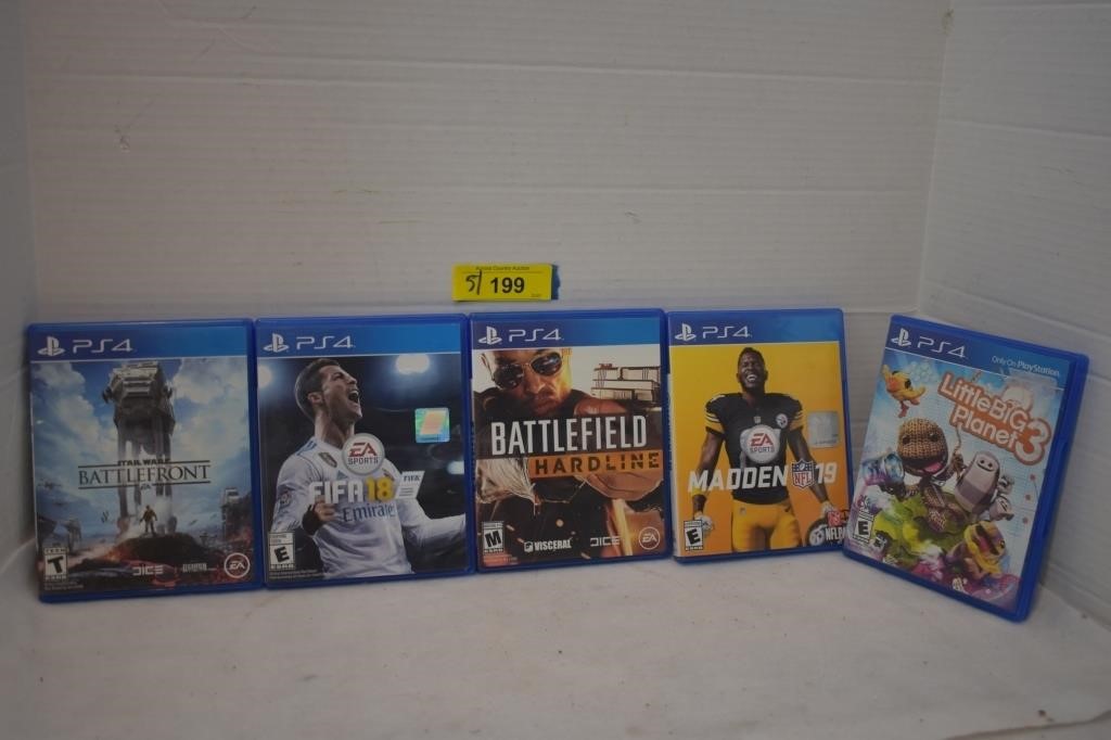 Five PS4 Games