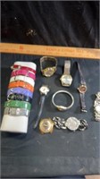 Watch strap bracelets & untested watches