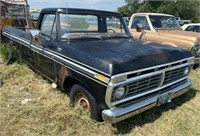 *OFF SITE* 1970's Ford Custom Pick Up. For Parts.