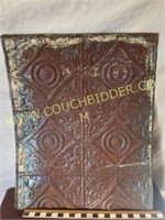 Great piece of antique pressed tin ceiling tile