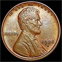 1928-S Wheat Cent CLOSELY UNCIRCULATED