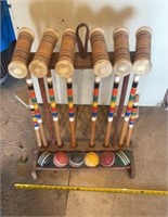 Vintage Croquet Set