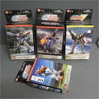 (4) Gundam Mobile Fighter Plastic Model Kits