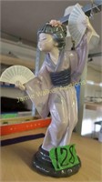 Lladro Madame Butterfly Figurine