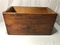 Vintage Fireworks Wooden Box - NO SHIPPING