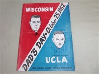 1952 WI Badgers Game Program - C