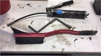 Grease Gun, Camper Crank, Snow Brush