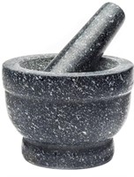New condition - Natural Granite Hand Mortar And