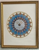 D - JUDAICA HOME BLESSING FRAMED ART 22X18" (F3)